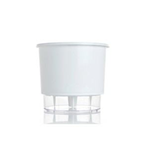 Vaso Autoirrigável Branco – 12cm X 11cm – Nº 02