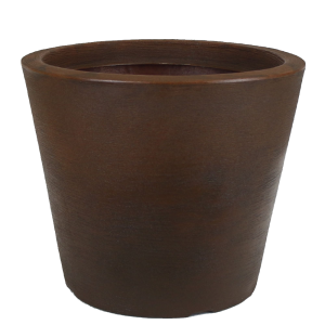 Vaso Cone Baixo Riscatto Ferrugem – 30cm X 25cm – Nº 00 - Vogue