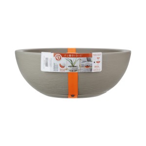 Bacia Amsterdã Grafiato Bege Stone Effect - 30cm X 13cm - Floridis