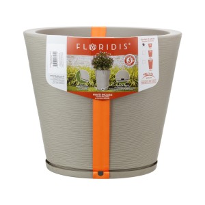 Vaso Genebra Grafiato Bege Stone Effect - 40cm X 80cm -  Floridis