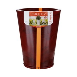 Vaso Genebra Marmorato Vermelho - 38cm X 57cm -  Floridis
