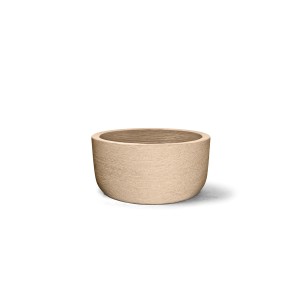 Vaso Grafiato Redondo Baixo Areia - 30cm X 61cm – Nutriplan
