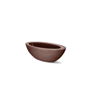 Vaso Grafiato Oval Tabaco - 19cm X 50cm X 19cm – Nutriplan